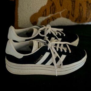 Black Platform Adidas Gazelle